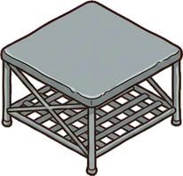Coffee tables, a sticker from the The Flower Shop world