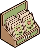Collectibles, a sticker from the The Flower Shop world