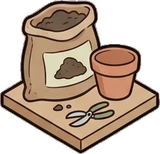 Collectibles, a sticker from the The Flower Shop world