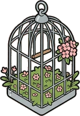 Pet beds and homes, a sticker from the The Flower Shop world