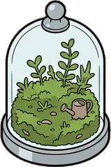 Pet beds and homes, a sticker from the The Flower Shop world