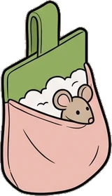 Pet beds and homes, a sticker from the The Flower Shop world