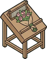 Gadgets and devices, a sticker from the The Flower Shop world