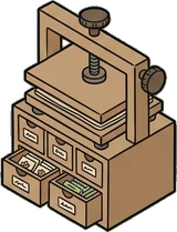 Gadgets and devices, a sticker from the The Flower Shop world