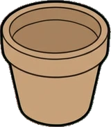 Baskets and floor things, a sticker from the The Flower Shop world
