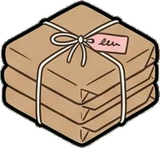Baskets and floor things, a sticker from the The Flower Shop world