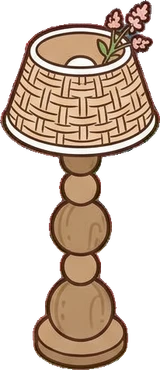 Floor lamps, a sticker from the The Flower Shop world