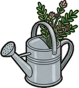 Small plants, a sticker from the The Flower Shop world