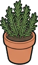 Small plants, a sticker from the The Flower Shop world