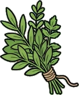 Small plants, a sticker from the The Flower Shop world