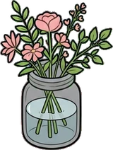 Small plants, a sticker from the The Flower Shop world