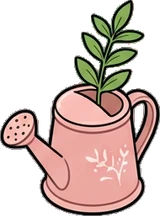 Small plants, a sticker from the The Flower Shop world