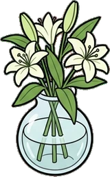 Small plants, a sticker from the The Flower Shop world
