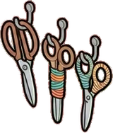 Garlands and hanging things, a sticker from the The Flower Shop world