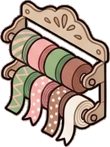 Garlands and hanging things, a sticker from the The Flower Shop world