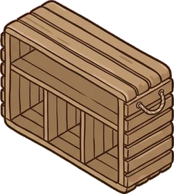Dressers and low cabinets, a sticker from the The Flower Shop world