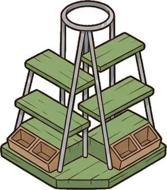 Folding screens, a sticker from the The Flower Shop world