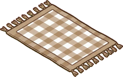 Rugs, a sticker from the The Flower Shop world
