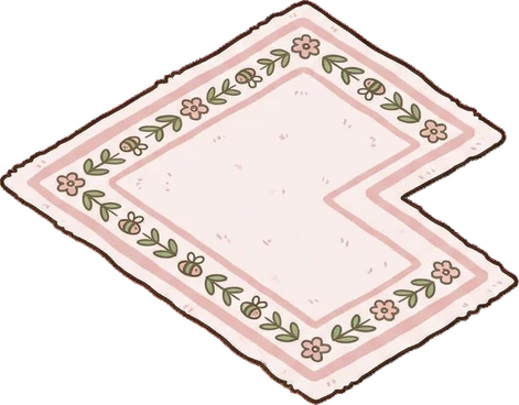 Rugs, a sticker from the The Flower Shop world