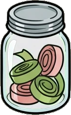 Shelf things, a sticker from the The Flower Shop world
