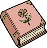 Shelf things, a sticker from the The Flower Shop world
