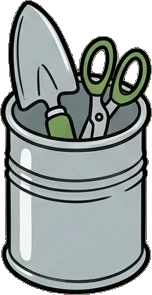 Shelf things, a sticker from the The Flower Shop world