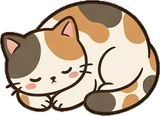 Cats and small animals, a sticker from the The Flower Shop world