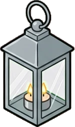 Candles and small lights, a sticker from the The Flower Shop world
