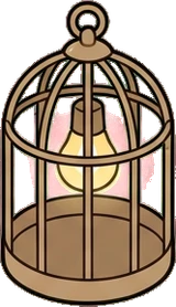 Candles and small lights, a sticker from the The Flower Shop world