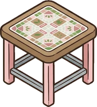 Tables for two, a sticker from the The Flower Shop world