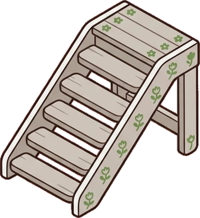 Staircases, a sticker from the The Flower Shop world