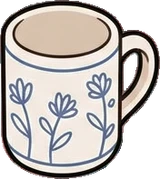 Food and drinks, a sticker from the The Flower Shop world
