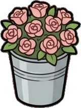 Food and drinks, a sticker from the The Flower Shop world