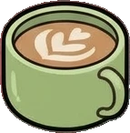 Food and drinks, a sticker from the The Flower Shop world