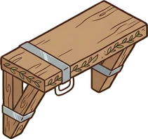Wall shelves, a sticker from the The Flower Shop world