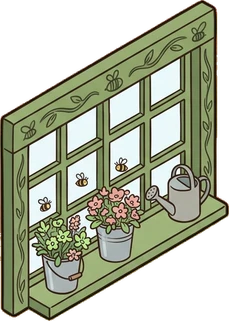 Windows, a sticker from the The Flower Shop world
