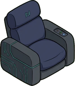 Armchairs, a sticker from the Gamer's Bedroom world
