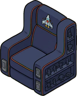 Armchairs, a sticker from the Gamer's Bedroom world