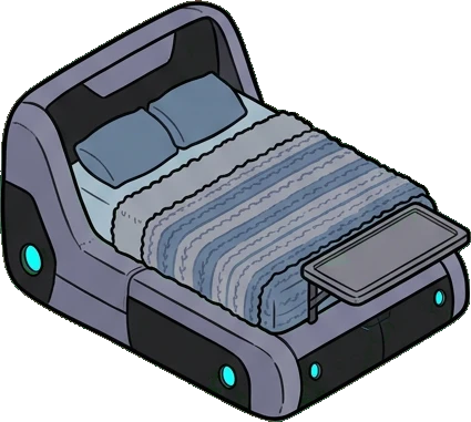 Beds, a sticker from the Gamer's Bedroom world