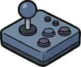 Collectibles, a sticker from the Gamer's Bedroom world