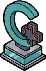 Collectibles, a sticker from the Gamer's Bedroom world