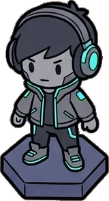 Collectibles, a sticker from the Gamer's Bedroom world