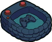 Pet beds and homes, a sticker from the Gamer's Bedroom world