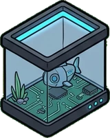 Pet beds and homes, a sticker from the Gamer's Bedroom world