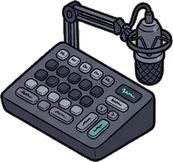 Gadgets and devices, a sticker from the Gamer's Bedroom world