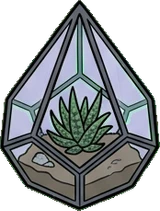 Small plants, a sticker from the Gamer's Bedroom world