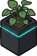 Small plants, a sticker from the Gamer's Bedroom world