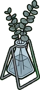 Small plants, a sticker from the Gamer's Bedroom world