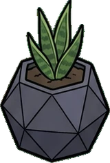 Small plants, a sticker from the Gamer's Bedroom world