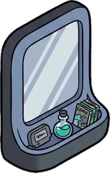 Mirrors, a sticker from the Gamer's Bedroom world